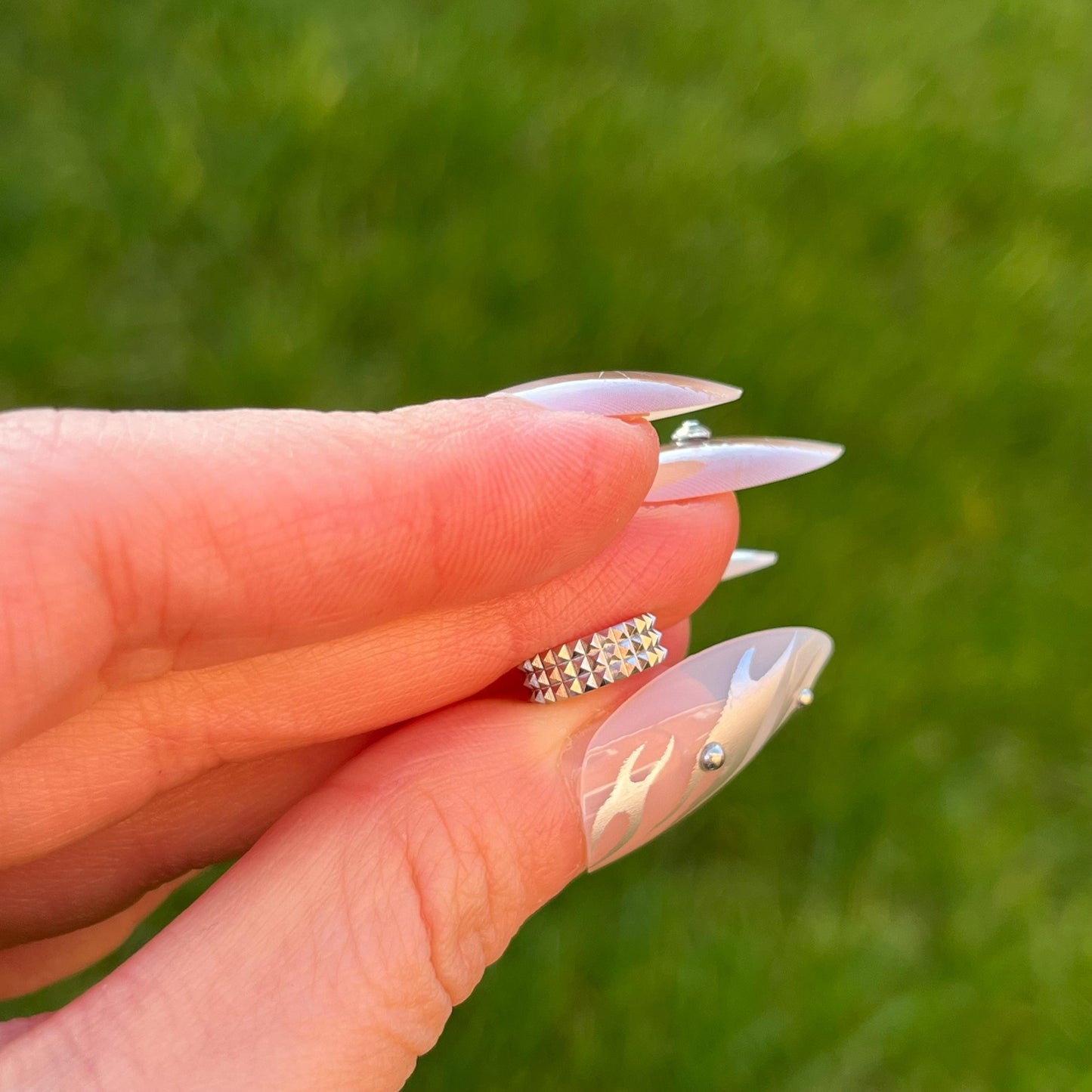 Stainless Steel Hinged Piercing for: Conch, Helix, Daith, Tragus - 16G 8mm