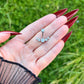 Crystal Gem Belly Button Ring: Titanium Navel Piercing, 14G