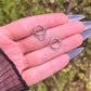 Dangling Chain Septum Clicker: Stainless Steel Hinged Nose Ring 16G 8mm