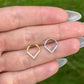 Crystal Septum Clicker: 16G Hinged Stainless Steel Nose Ring 8mm/10mm