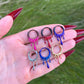 Bleeding Septum Clicker: Stainless Steel Gothic Halloween Nose Ring