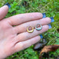 Minimalist Hinged Septum Ring: Titanium Clicker, 16G (1.2mm) Silver/Gold