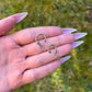 Spiky Septum Ring: Stainless Steel Horseshoe Piercing - Gothic Punk Emo, 16G 8mm/10mm/12mm
