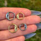 Hinged Septum Clicker: Titanium Moon Nose Ring, 16G 8mm/10mm