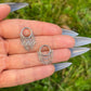 Dangling Chain Septum Clicker: Stainless Steel Hinged Nose Ring 16G 8mm/10mm