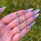 Cross Industrial Barbell Piercing: Stainless Steel Ear Jewellery, 14G 34mm/36mm/38mm