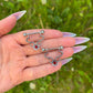 Snake Nipple Barbells: Gothic Stainless Steel Piercings, 14G Silver/Black