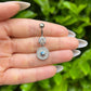 Evil Eye Belly Button Ring: Crystal Dangle, Stainless Steel Navel Piercing