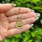 Third Eye Belly Button Ring: Crystal Dangle, Stainless Steel Navel Piercing