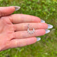 Spider Web Titanium Septum Clicker: Gothic Hinged Nose Ring 16G 8mm