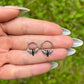 Butterfly Septum Ring: Surgical Steel Hinged Hoop, 16G 8mm/10mm