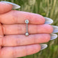 Titanium Christina Piercing: Crystal Gem, Venus Barbell 14G