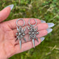 Spike Hoop Dangle Earrings: Stainless Steel Gothic Punk Charm Jewellery
