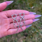 Spike Hoop Earrings: Stainless Steel, Punk/Gothic Style
