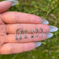 Titanium Eyebrow Barbell Piercing: Gothic Punk Style, 16G 6mm/8mm/10mm