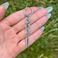 Stainless Steel Spike Hoop Earrings: Gothic Grunge Punk Dangle Jewelry