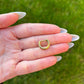 Chunky Hinged Septum Ring: Surgical Steel Clicker, 16G/14G, Silver/Gold