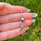 Crystal Spike Dangle Belly Button Ring: Surgical Steel Navel Piercing