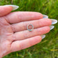 Barbed Wire Septum Ring: Surgical Steel 16G 8mm, Black/Silver