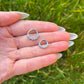 Leaf Septum Clicker, Titanium Nose Ring: 16G 8mm/10mm