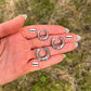 Chunky Stainless Steel Hoop Earrings Pair - 3mm/4mm/5mm Thickness