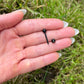 Black Titanium Bridge Barbell - Gothic Punk Piercing (14G/1.6mm)