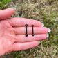 Black Titanium Bridge Barbell - Gothic Punk Piercing (14G/1.6mm)
