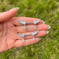 Crystal Wing Nipple Barbells: Surgical Steel Body Piercing Jewellery, 14G