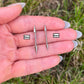 Classic Titanium Bridge Bar | Silver Spike Ends