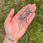 Spike Hoop Dangle Earrings | Stainless Steel Gothic Punk Grunge Alt Jewellery