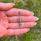 Skull & Ankh Belly Button Ring | Stainless Steel: Gothic Navel Piercing 14G