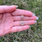 Titanium Heart Belly Button Ring: 14G Navel Piercing with CZ Crystals